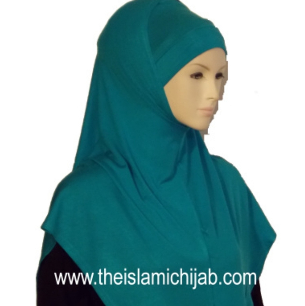 Long 2 Piece Teal Amira Hijab